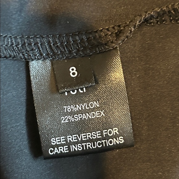 RUTI RELAXED FIT TAPERED LEG WORK PANTS SIZE 8 BLACK - Picture 5 of 5